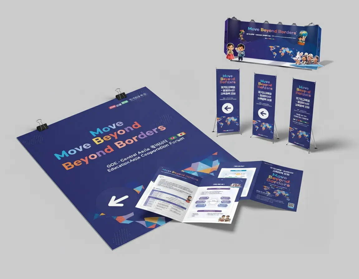 국제협력 포럼 행사 디자인 패키지