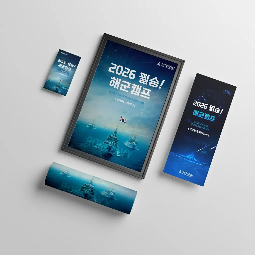 필승해군캠프 행사 디자인 패키지