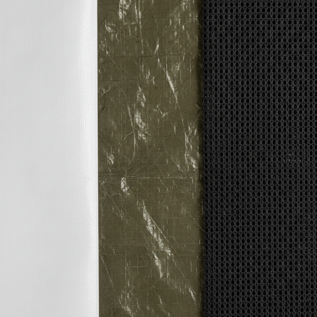 현수막 재질 비교 — 플렉스, 타포린, 메쉬