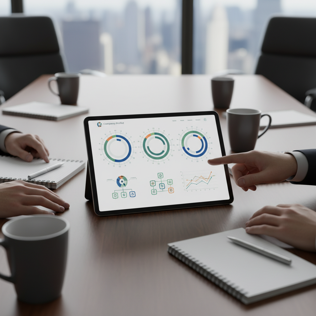 회사소개서 데이터 시각화 페이지