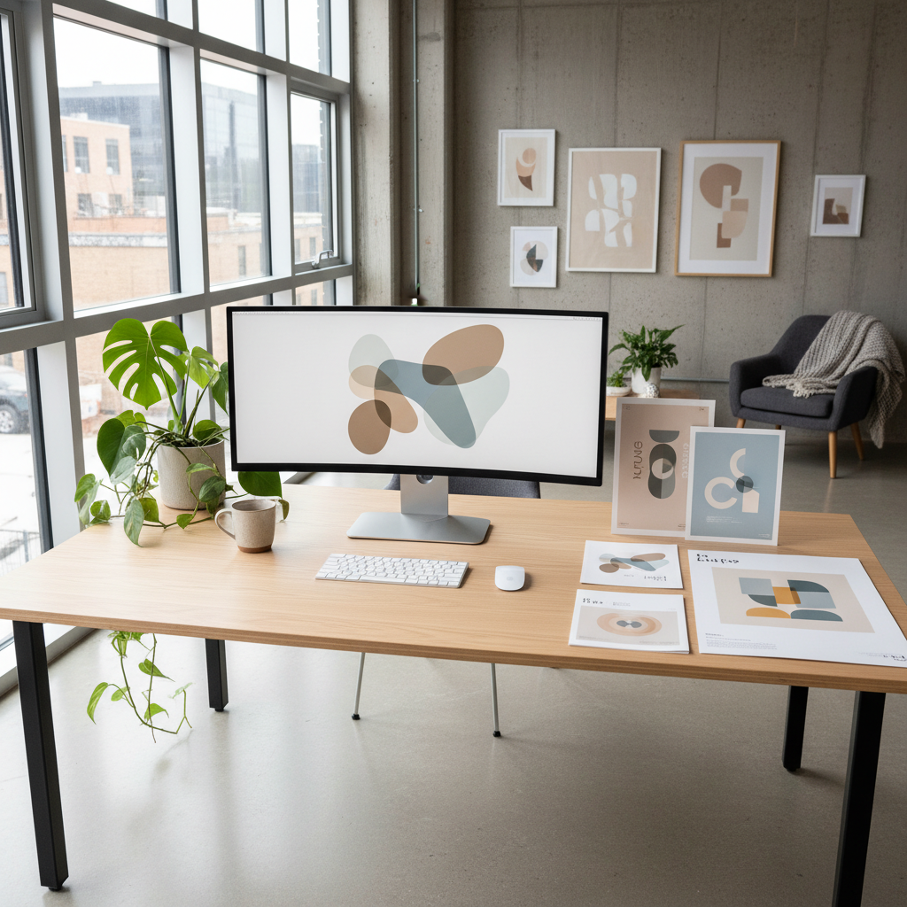 2026 그래픽 디자인 트렌드 — 미니멀 타이포그래피와 AI 협업