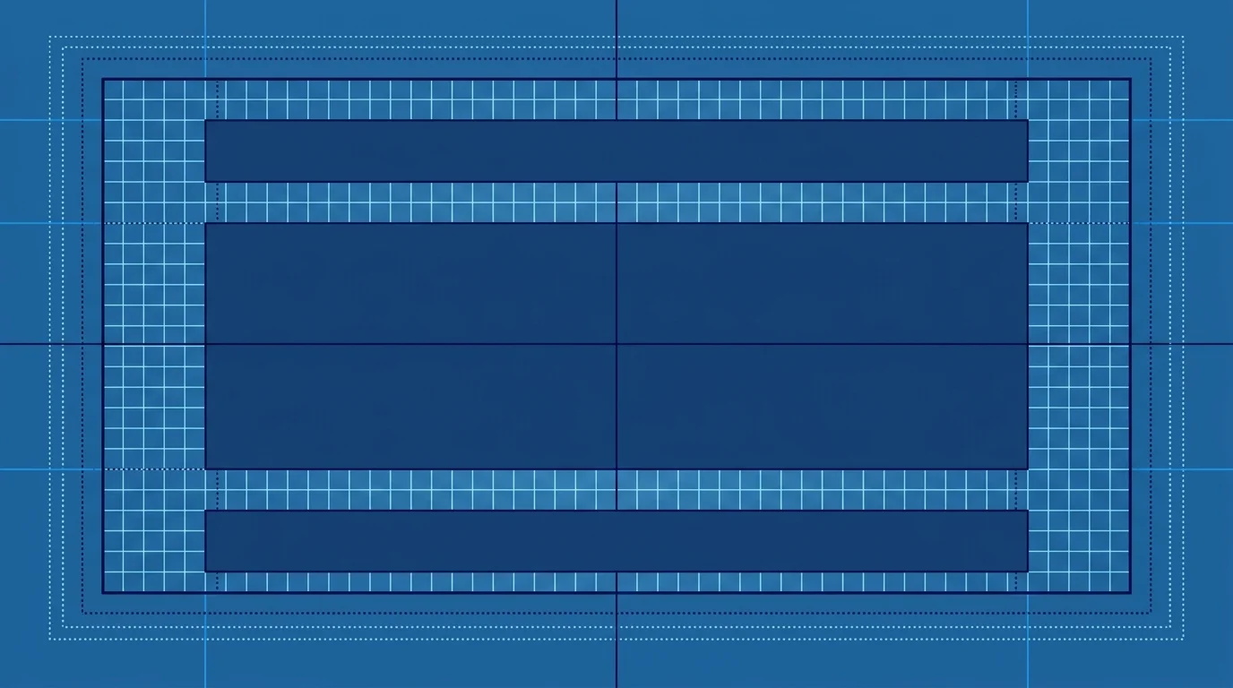 PPT 레이아웃 여백과 그리드 가이드
