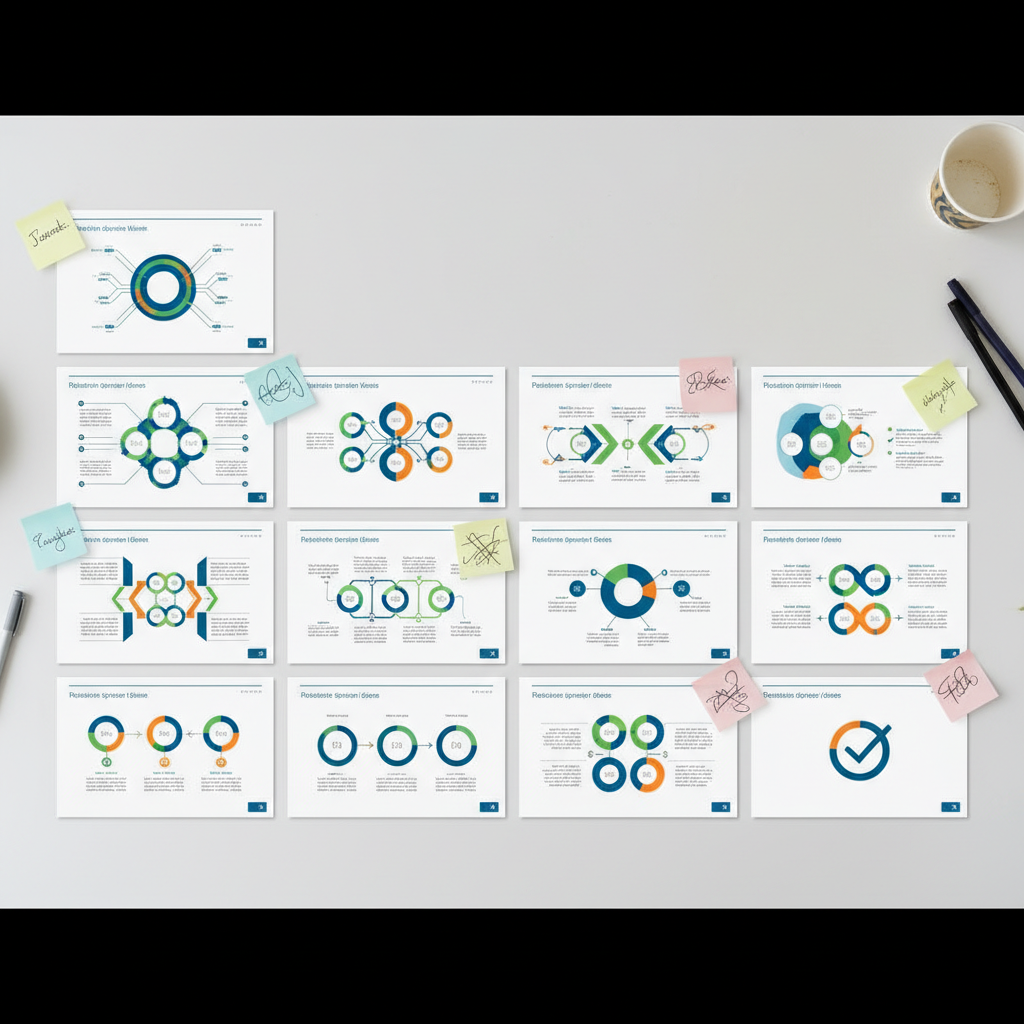 PPT 슬라이드 구성 — 도입부터 결론까지 흐름