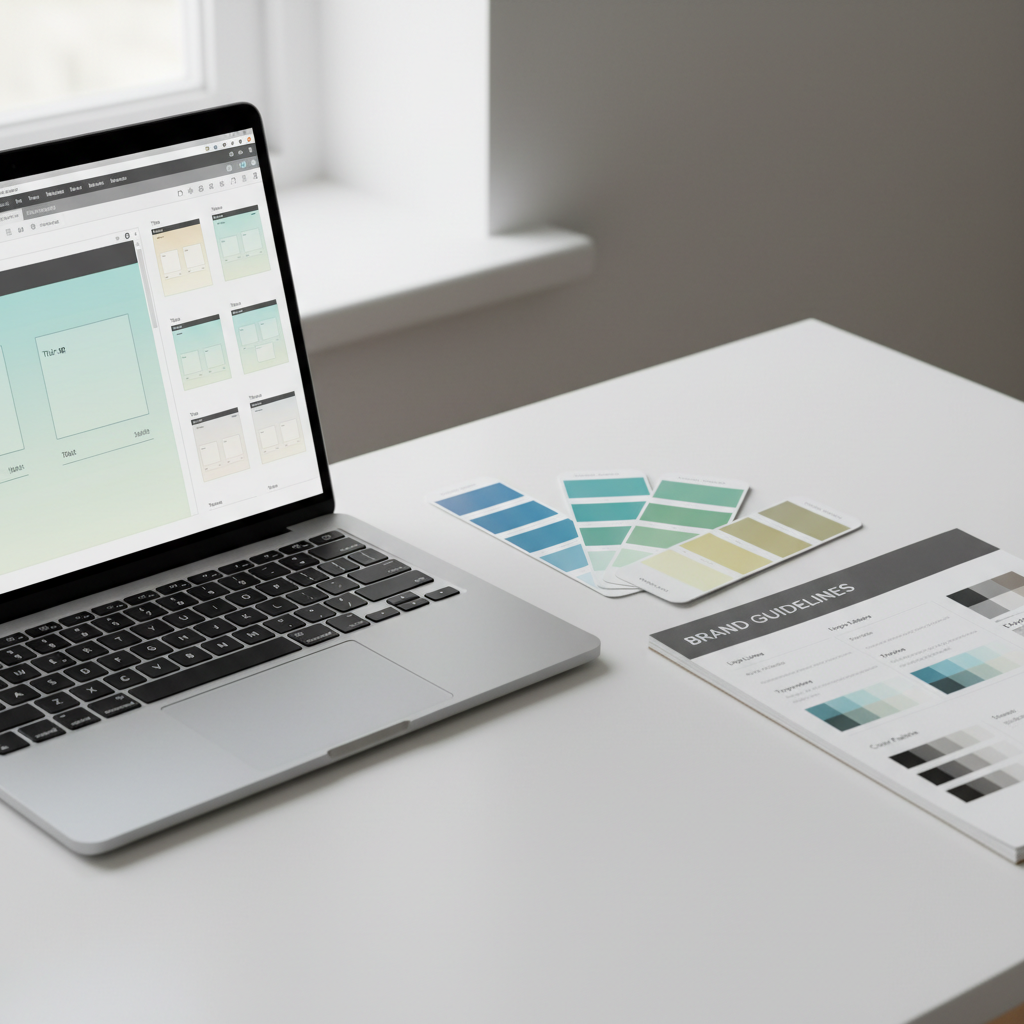 PPT 슬라이드 마스터 편집 화면