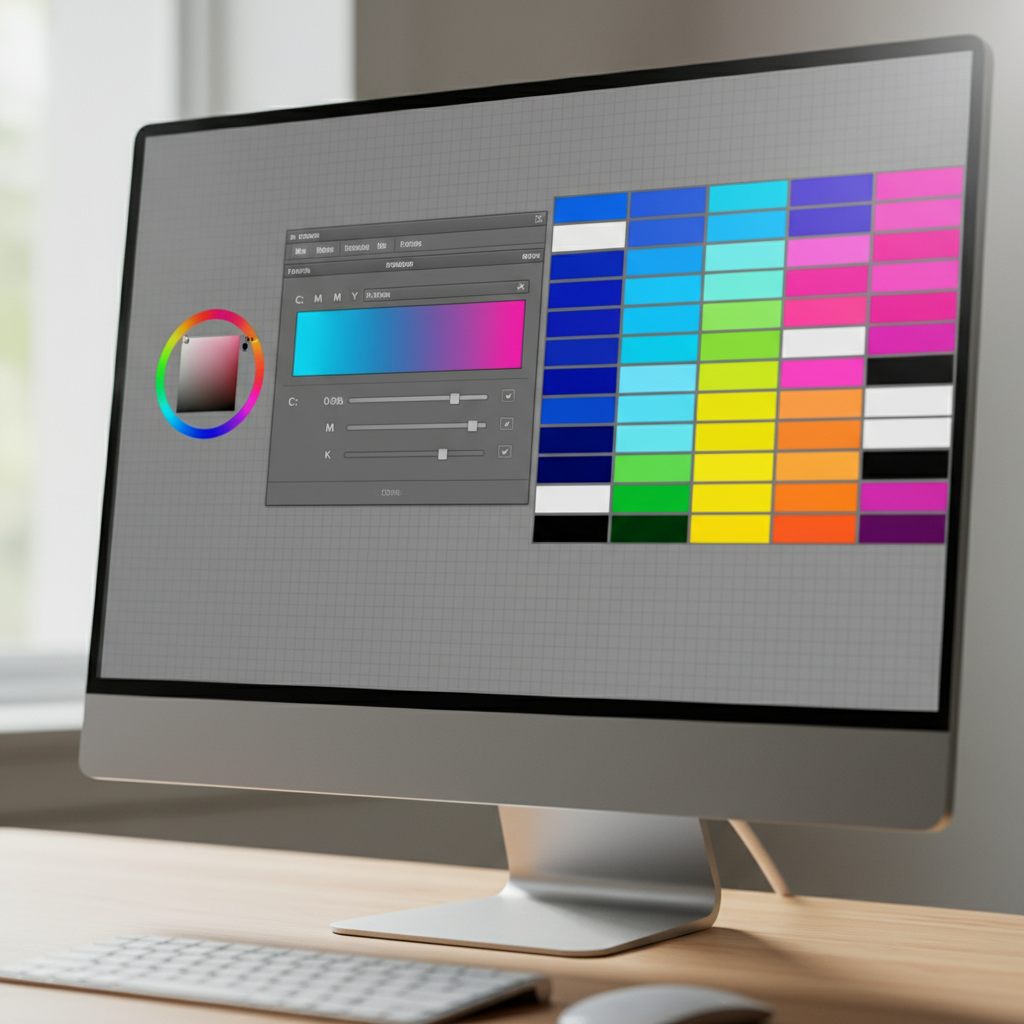 인쇄 파일 CMYK 색상 설정