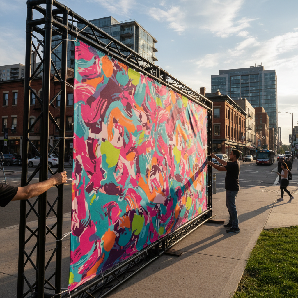 현수막 제작 비용 가이드 — 사이즈·재질·디자인별 가격 비교 대표 이미지