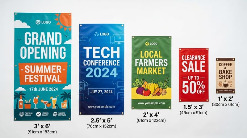 현수막 사이즈 규격 가이드