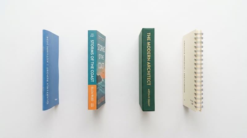 제본 방식 비교 — 중철, 무선, 떡제본, 양장, 스프링, 사철 차이와 선택 가이드 대표 이미지