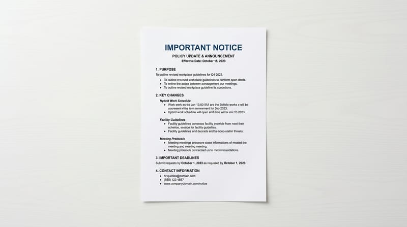 안내문 디자인 — 정보를 명확하게 전달하는 방법 대표 이미지