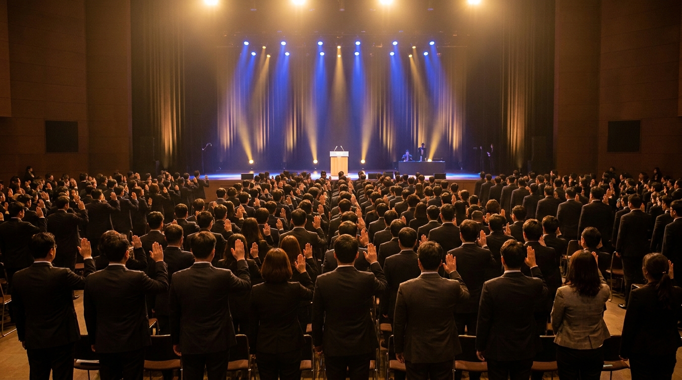 비전선포식 임직원 선서